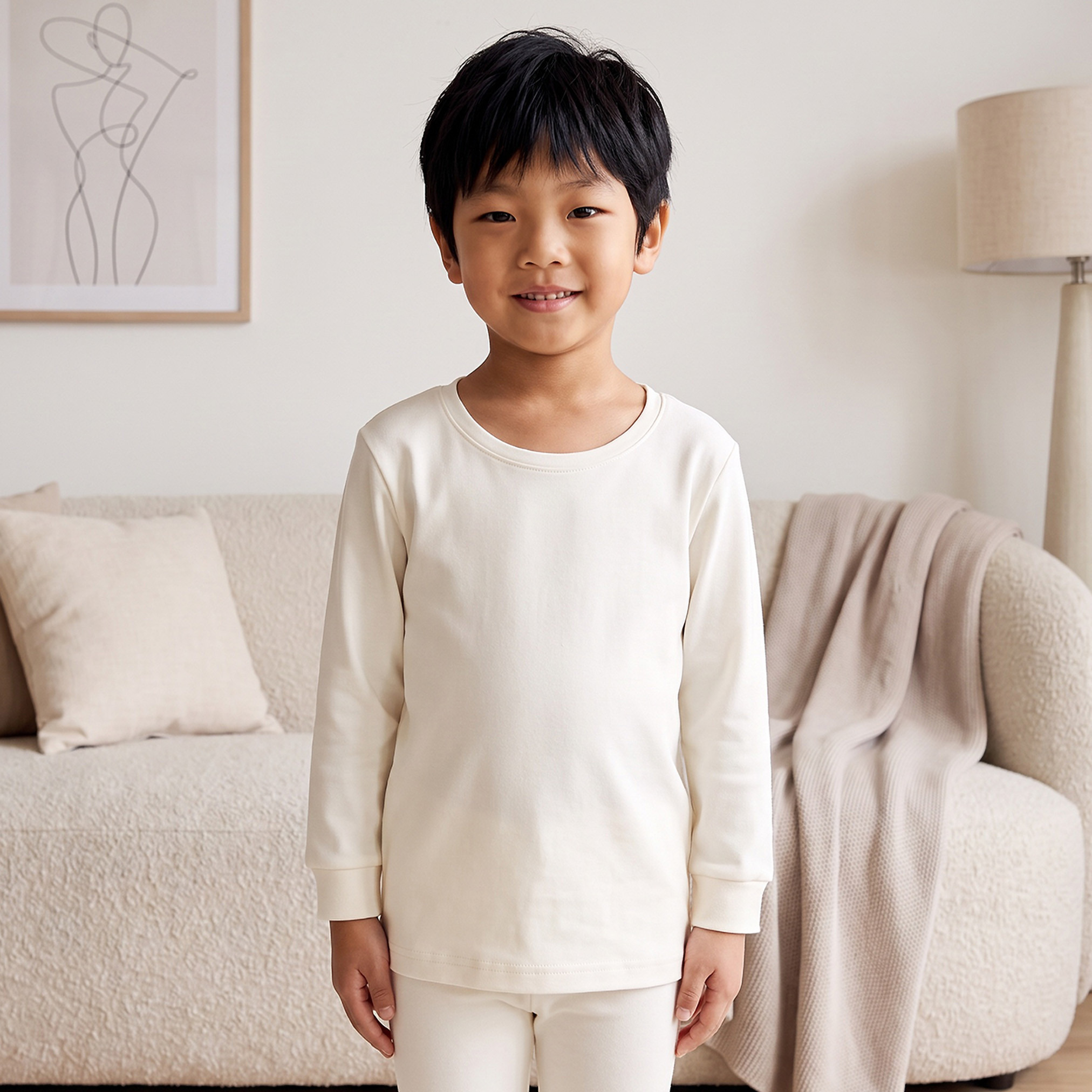 Juniors Round Neck Long Sleeves Thermal Set with Elasticated Waistband-baby-boys-clothing-winterwear-thermalsets-image-3