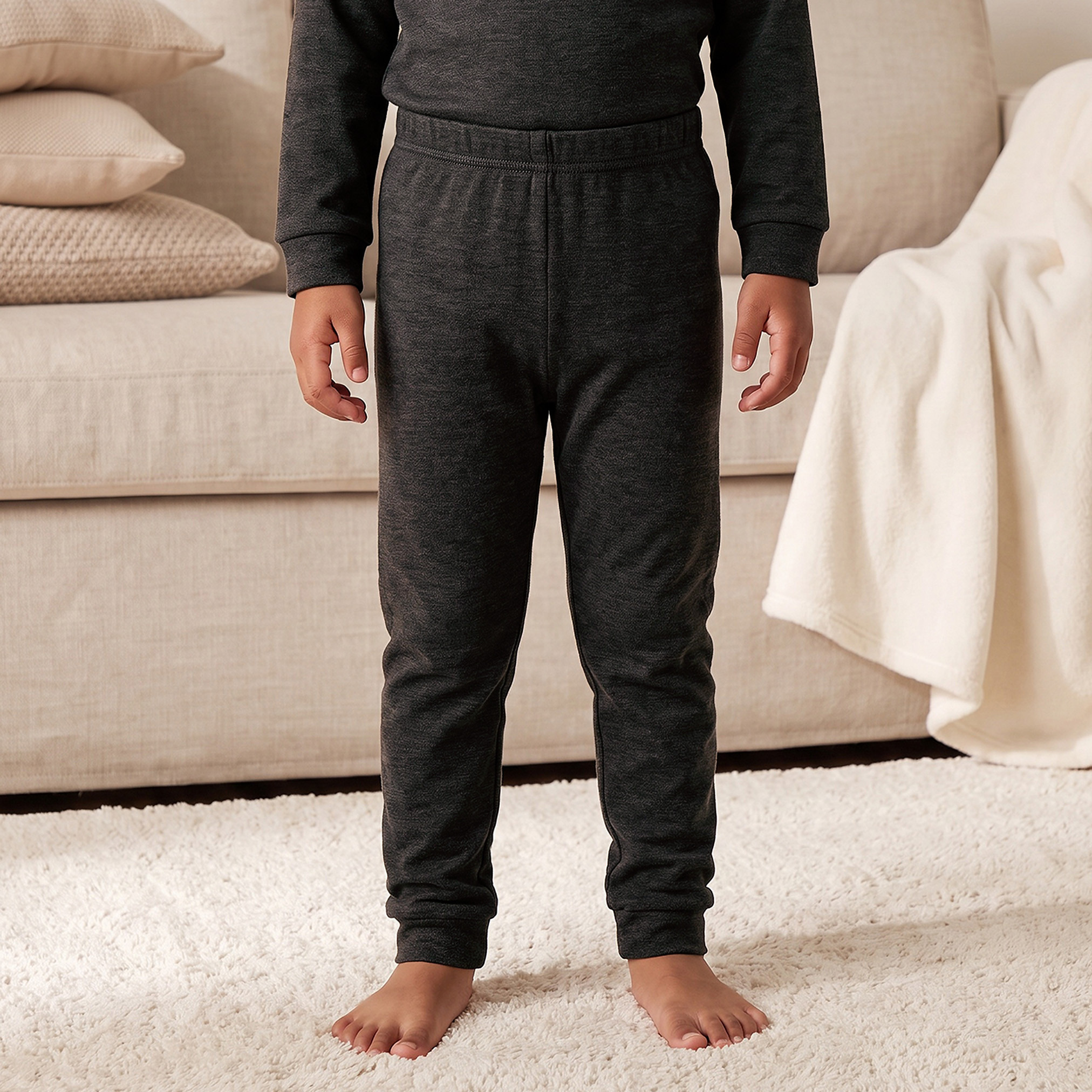 طقم حراري بياقة مستديرة وأكمام طويلة وخصر مطاطي من جونيورز-baby-boys-clothing-winterwear-thermalsets-image-4