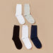 Gloo Solid Crew Length Socks with Cuffed Hem - Pack of 5-Underwear and Socks-thumbnailMobile-0