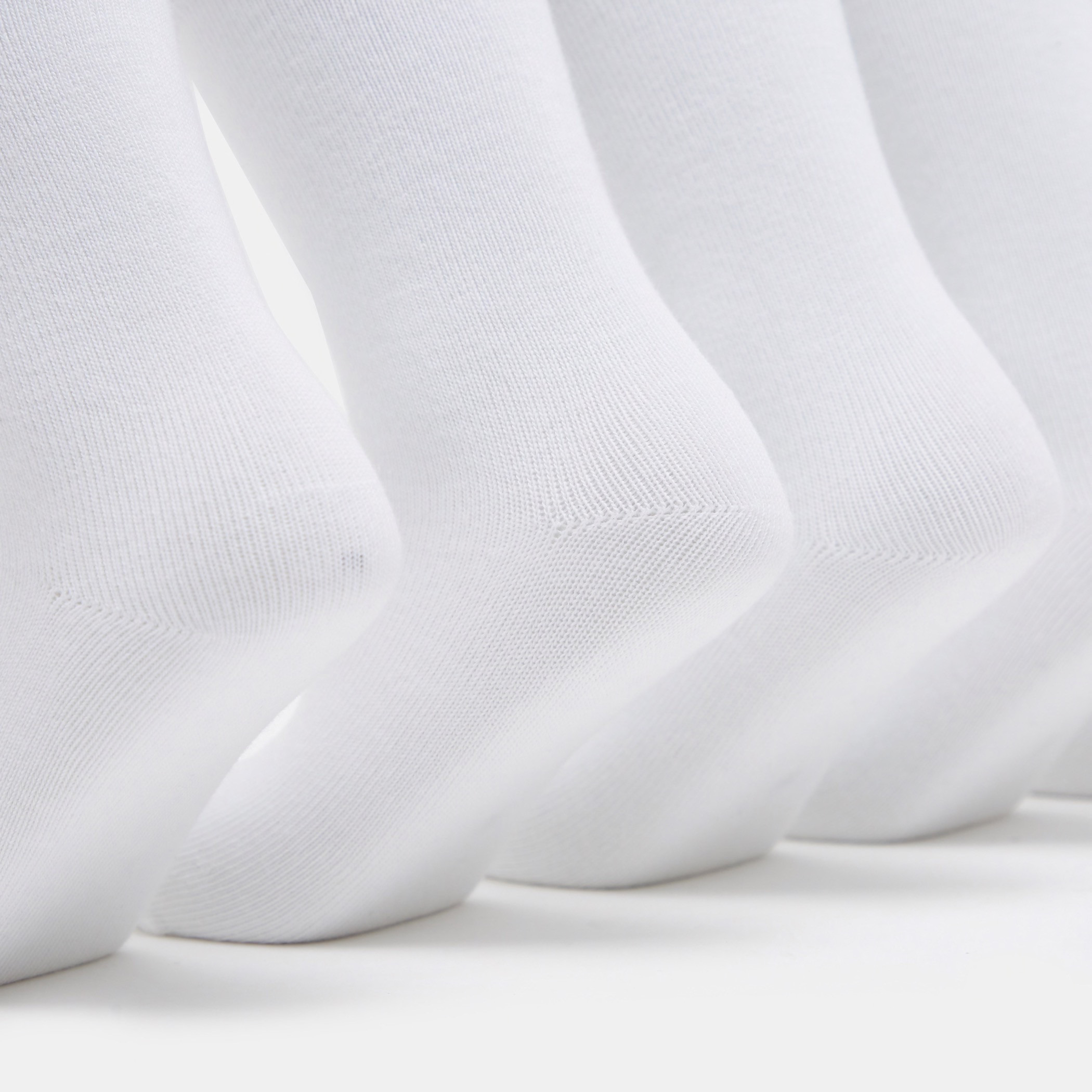 Gloo Solid Crew Length Socks with Cuffed Hem - Pack of 5-boys-accessories-socks-image-2