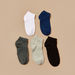 Gloo Solid Ankle Length Socks with Cuffed Hem - Set of 5-Underwear and Socks-thumbnailMobile-0