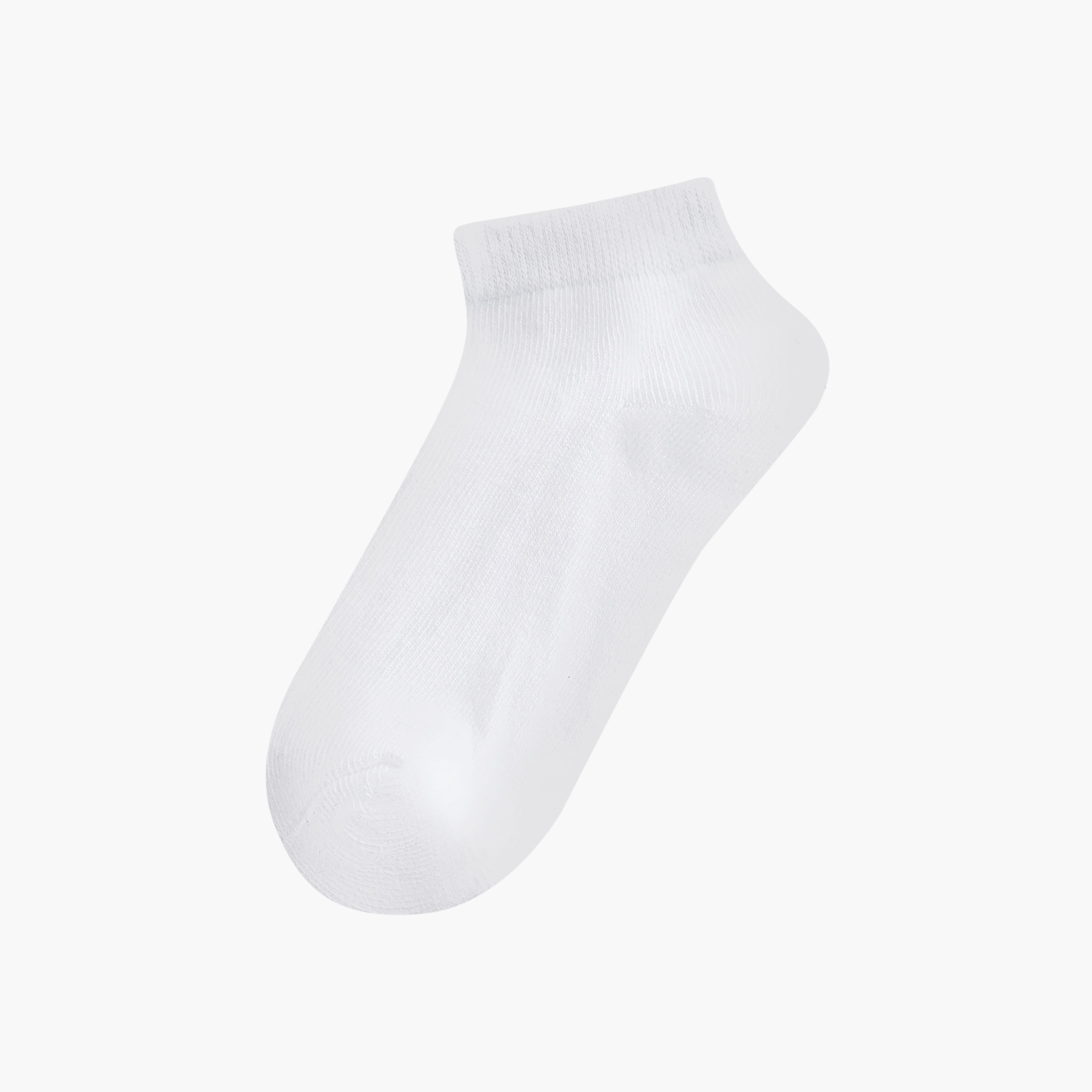 Gloo Solid Ankle Length Socks with Cuffed Hem - Set of 5-baby-boys-accessories-socks-image-2