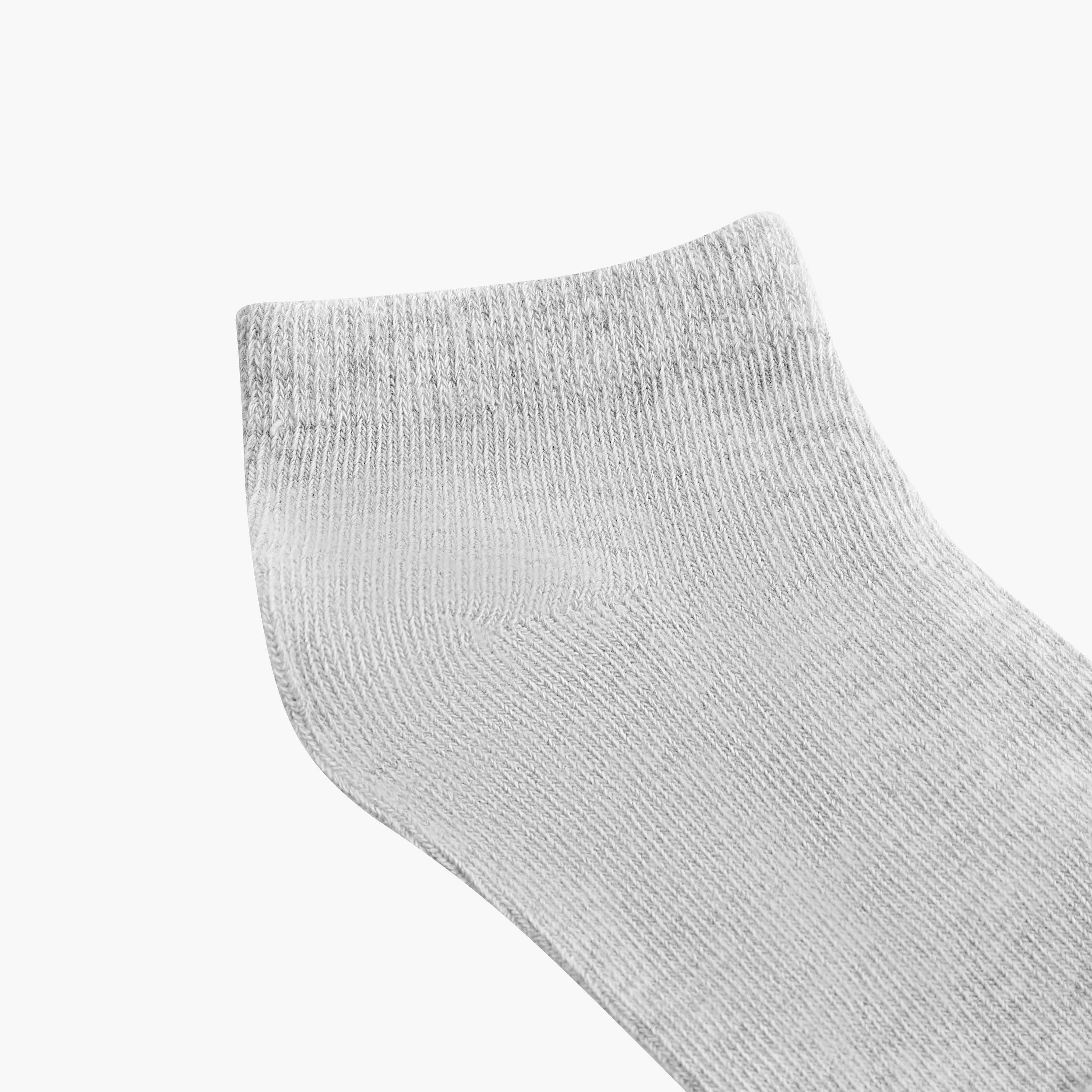 Gloo Solid Ankle Length Socks with Cuffed Hem - Set of 5-baby-boys-accessories-socks-image-3