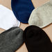 Gloo Solid Ankle Length Socks with Cuffed Hem - Set of 5-Underwear and Socks-thumbnail-3