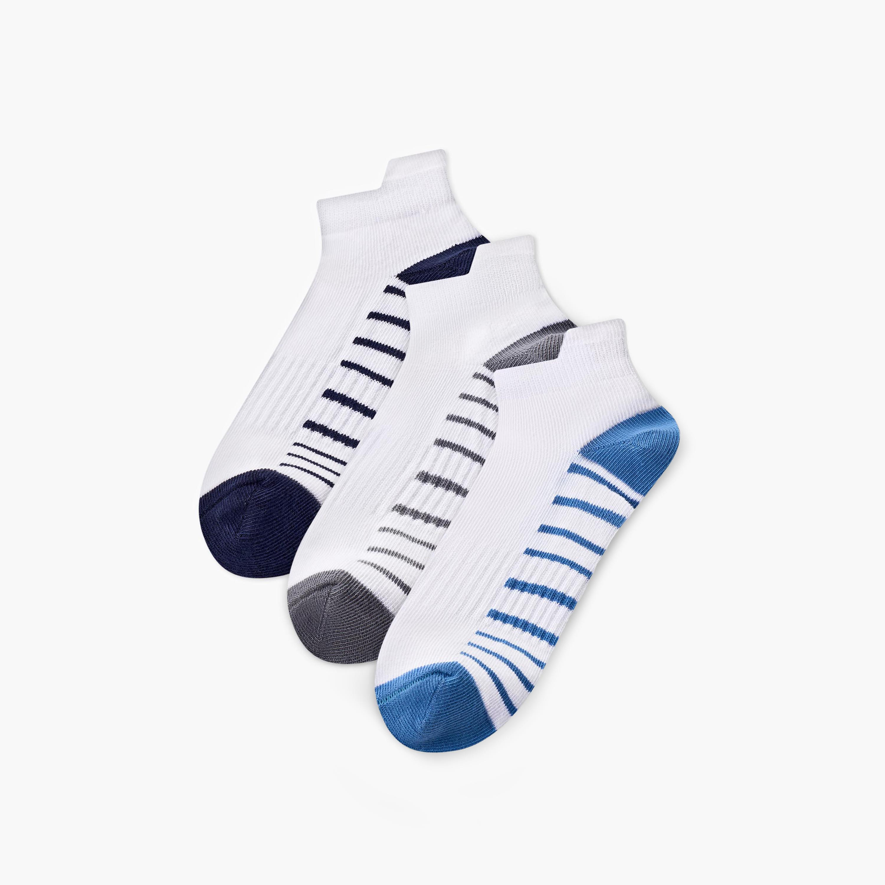 Pack of 3 Juniors Boys Socks with Stripes-boys-accessories-socks-image-1