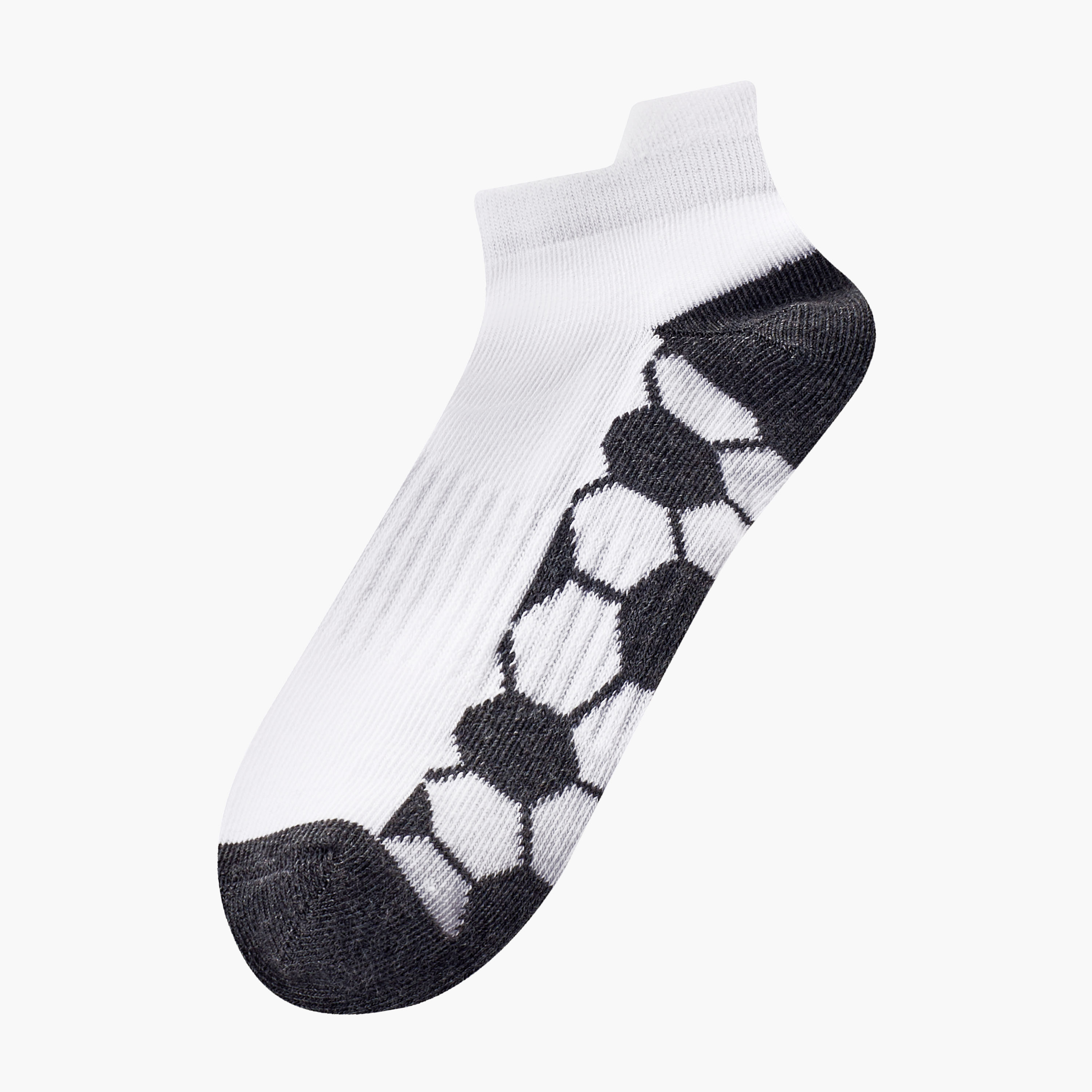 طقم 5 جوارب للأولاد بطبعة كرة قدم من جونيورز-boys-accessories-socks-image-2