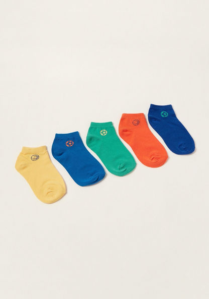 Gloo Assorted Ankle Length Socks - Set of 5-Socks-image-0