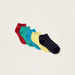 Gloo Striped Ankle Length Socks - Set of 5-Socks-thumbnailMobile-1
