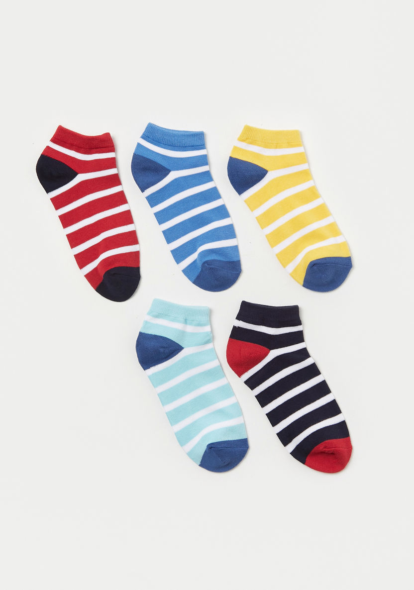 Gloo Striped Socks - Set of 5-Socks-image-0