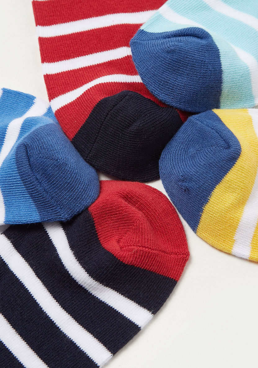 Gloo Striped Socks - Set of 5-Socks-image-3