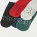 Gloo Textured Ankle Length Socks - Set of 5-Socks-thumbnailMobile-2