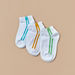 Juniors Striped Ankle Length Socks - Set of 3-Underwear and Socks-thumbnailMobile-1