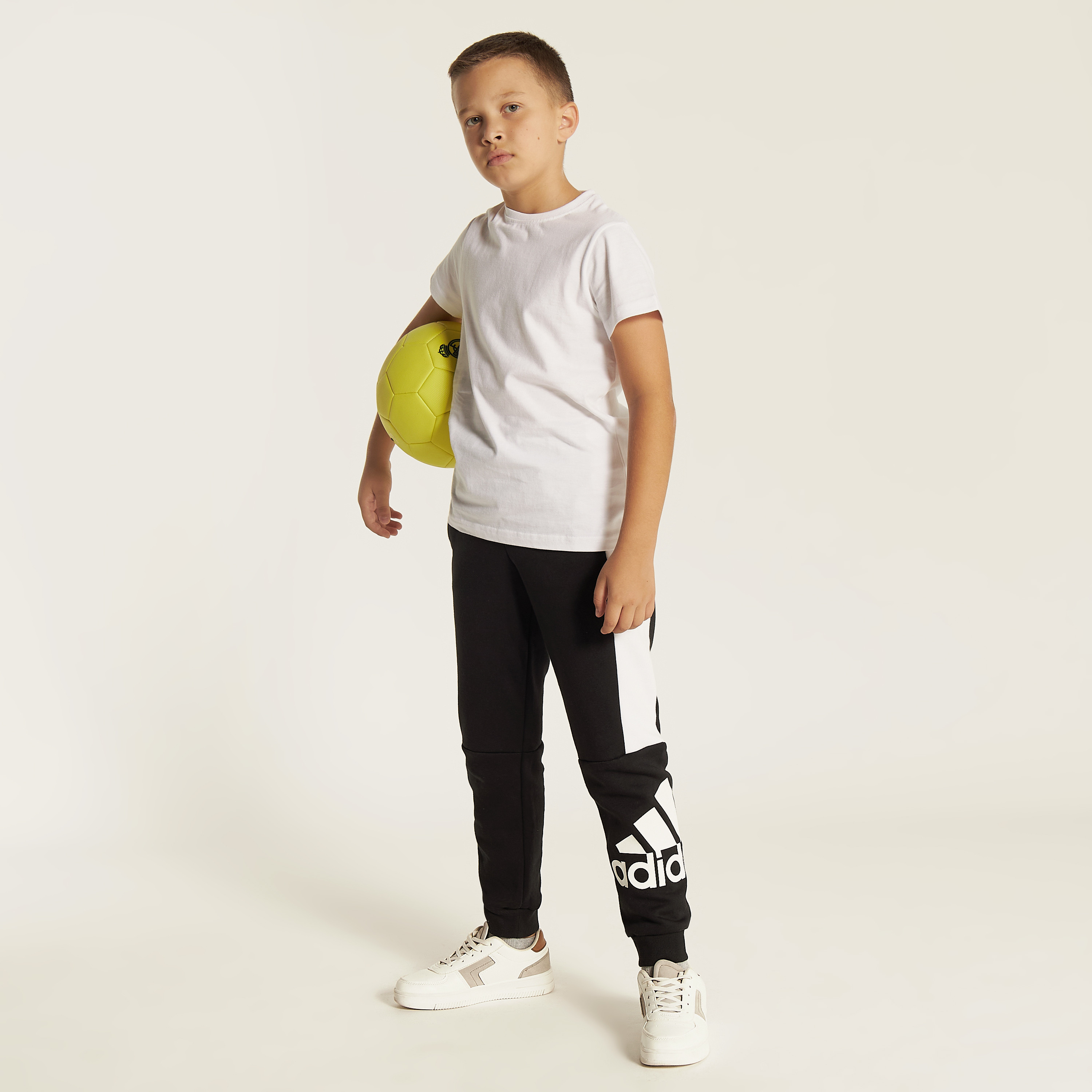 Juniors Solid Crew Neck T-shirt with Short Sleeves-boys-clothing-schoolwear-tshirtsandpolos-image-2