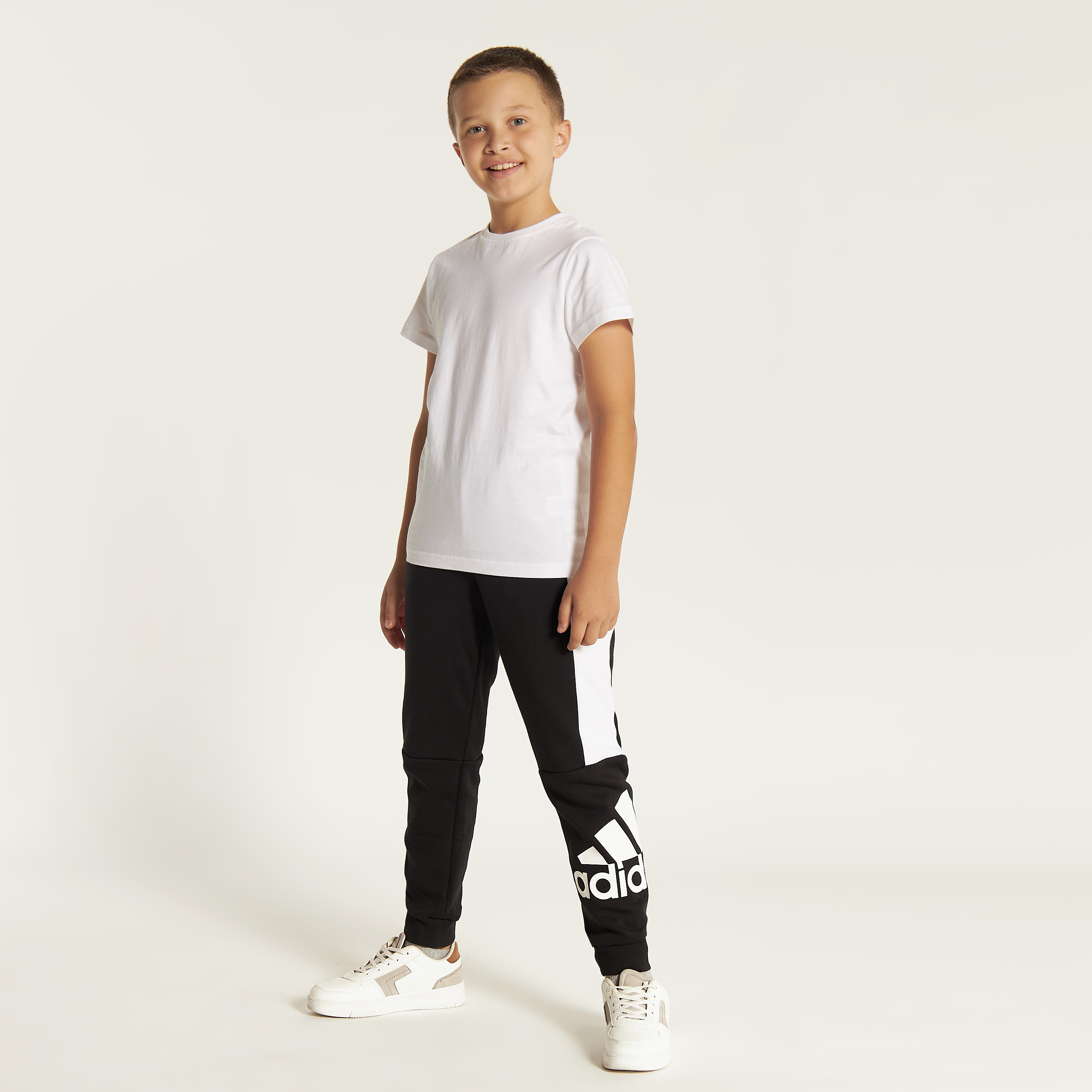 Juniors Solid Crew Neck T-shirt with Short Sleeves-boys-clothing-schoolwear-tshirtsandpolos-image-5