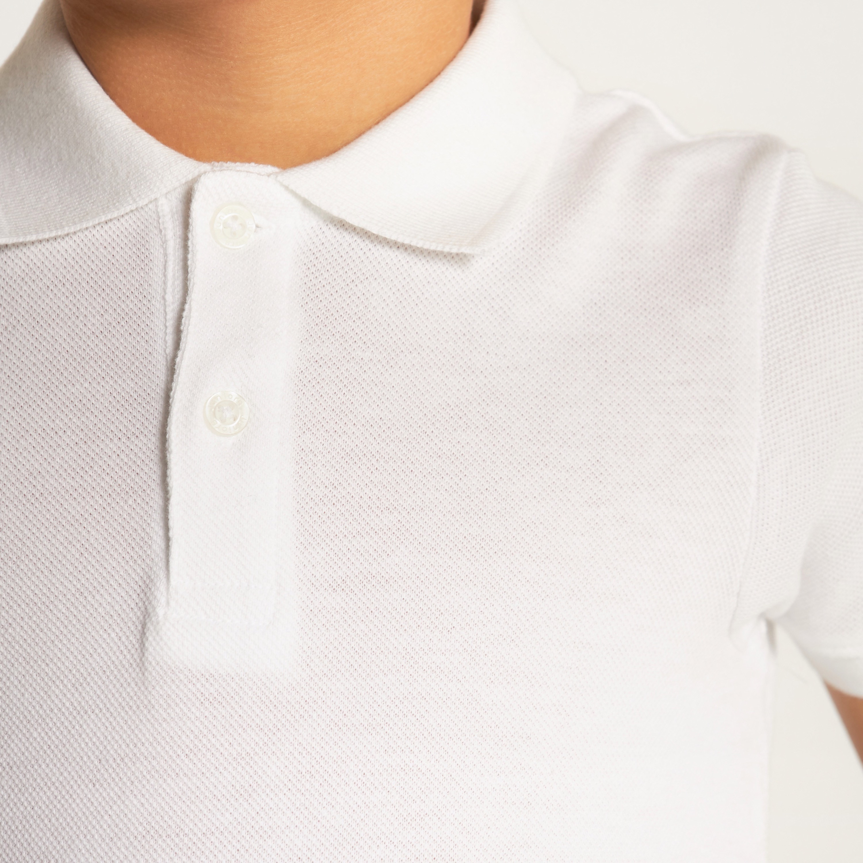 تيشيرت بولو سادة بأكمام قصيرة من جونيورز-boys-clothing-schoolwear-tshirtsandpolos-image-2