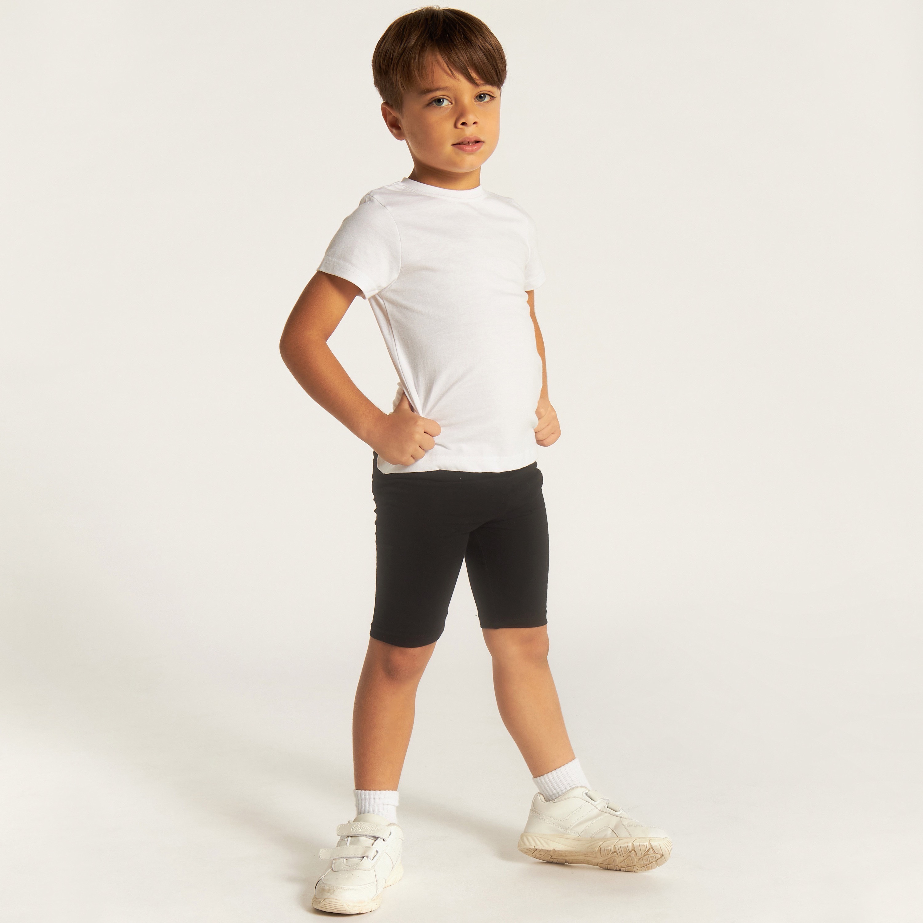 Juniors Solid T-shirt with Crew Neck and Short Sleeves-boys-clothing-schoolwear-tshirtsandpolos-image-4