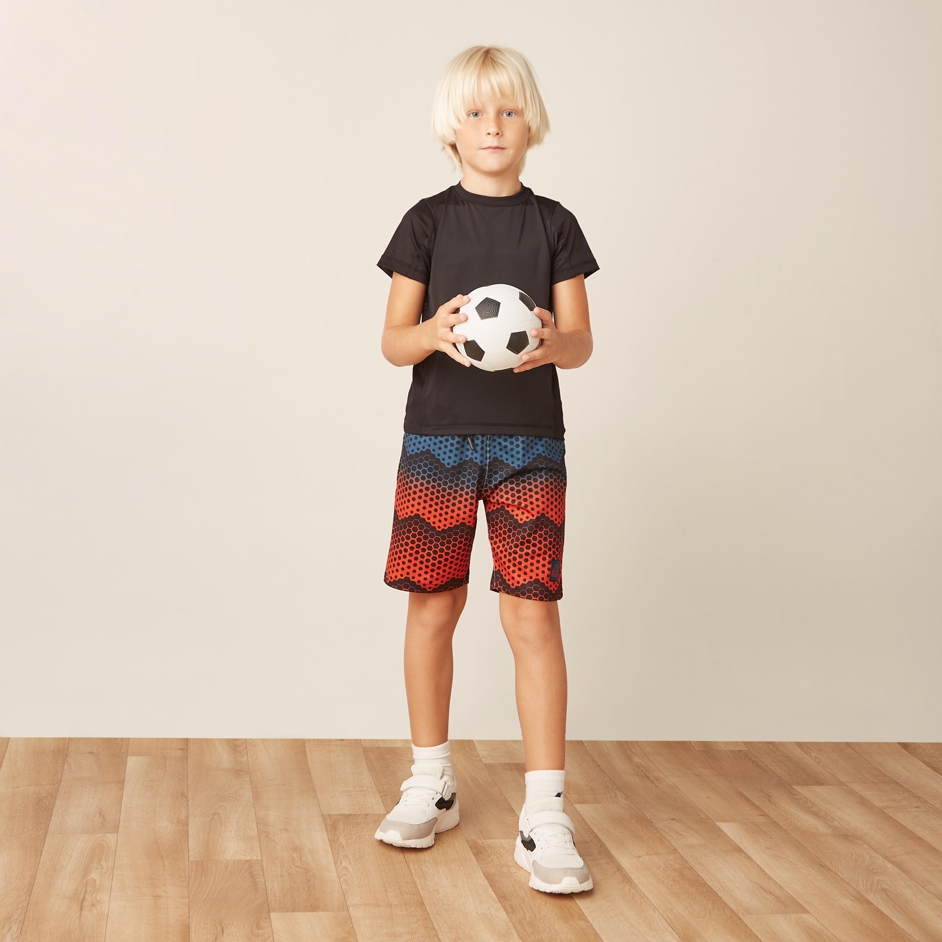 Juniors Panelled T-shirt with Crew Neck-boys-clothing-tshirtsandpolos-image-2