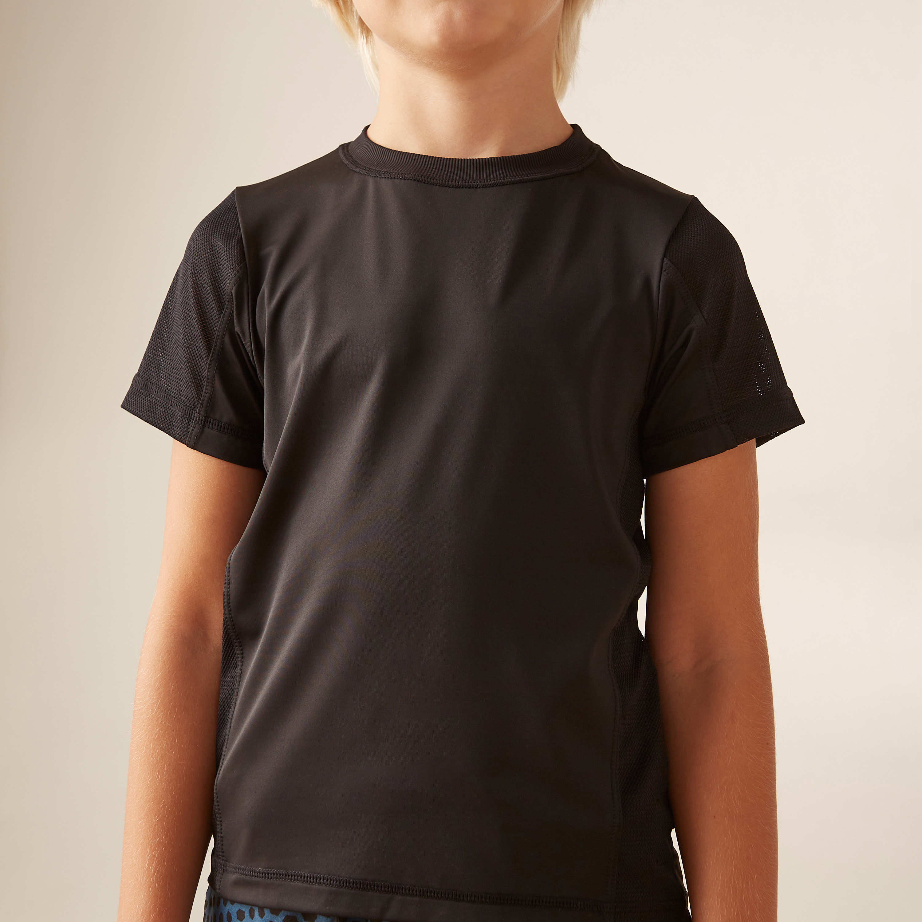 Juniors Panelled T-shirt with Crew Neck-boys-clothing-tshirtsandpolos-image-4