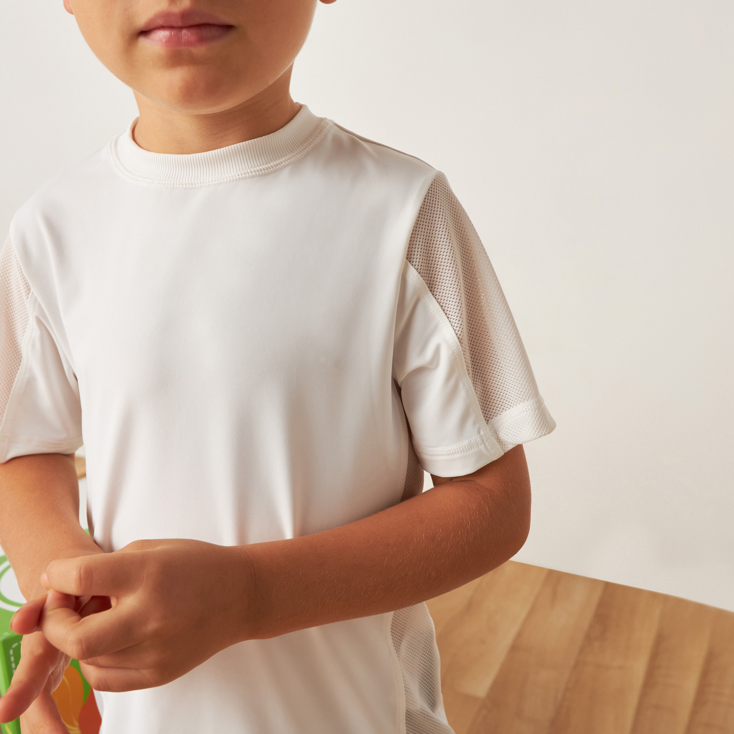 Juniors Panelled T-shirt with Crew Neck-boys-clothing-tshirtsandpolos-image-3