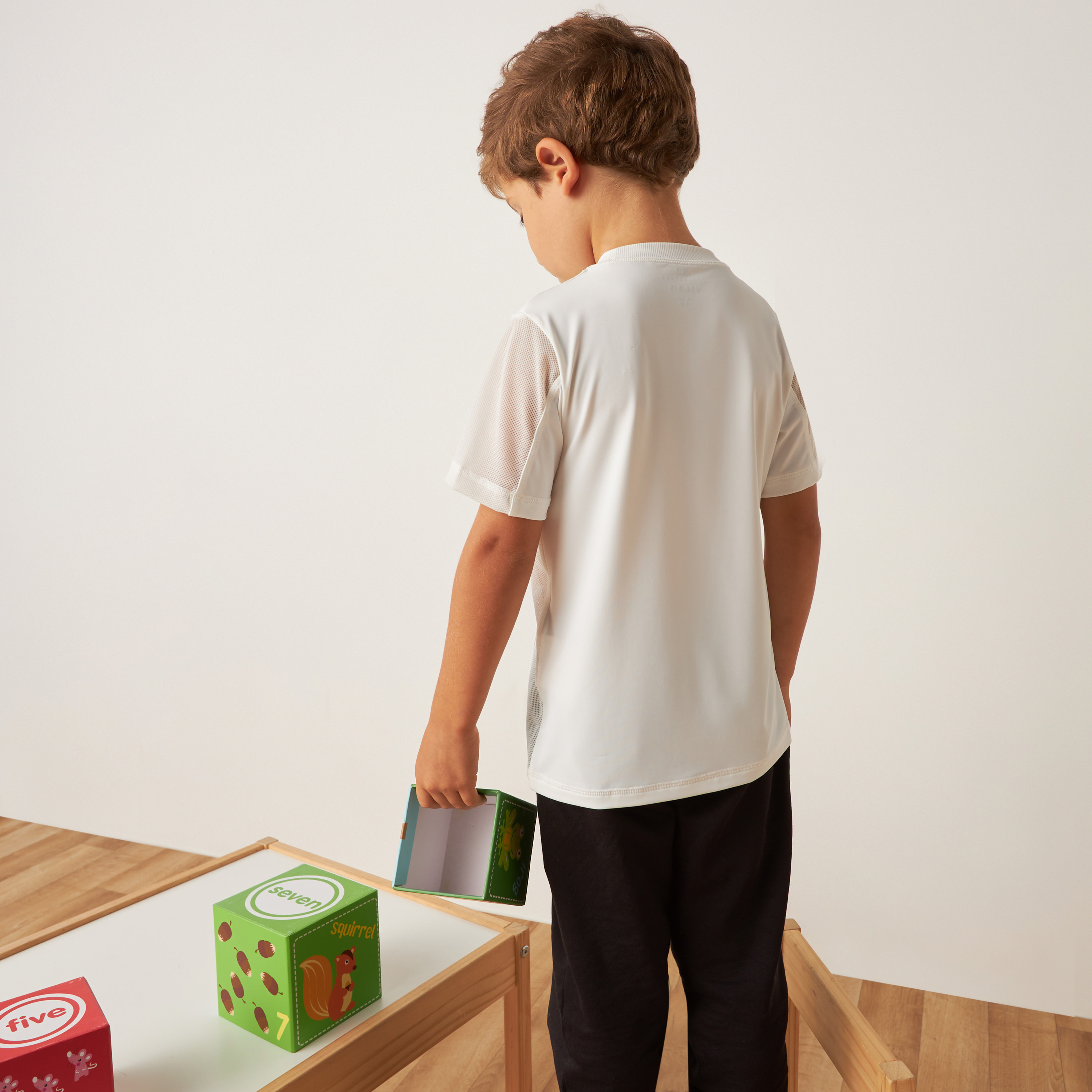 Juniors Panelled T-shirt with Crew Neck-boys-clothing-tshirtsandpolos-image-4