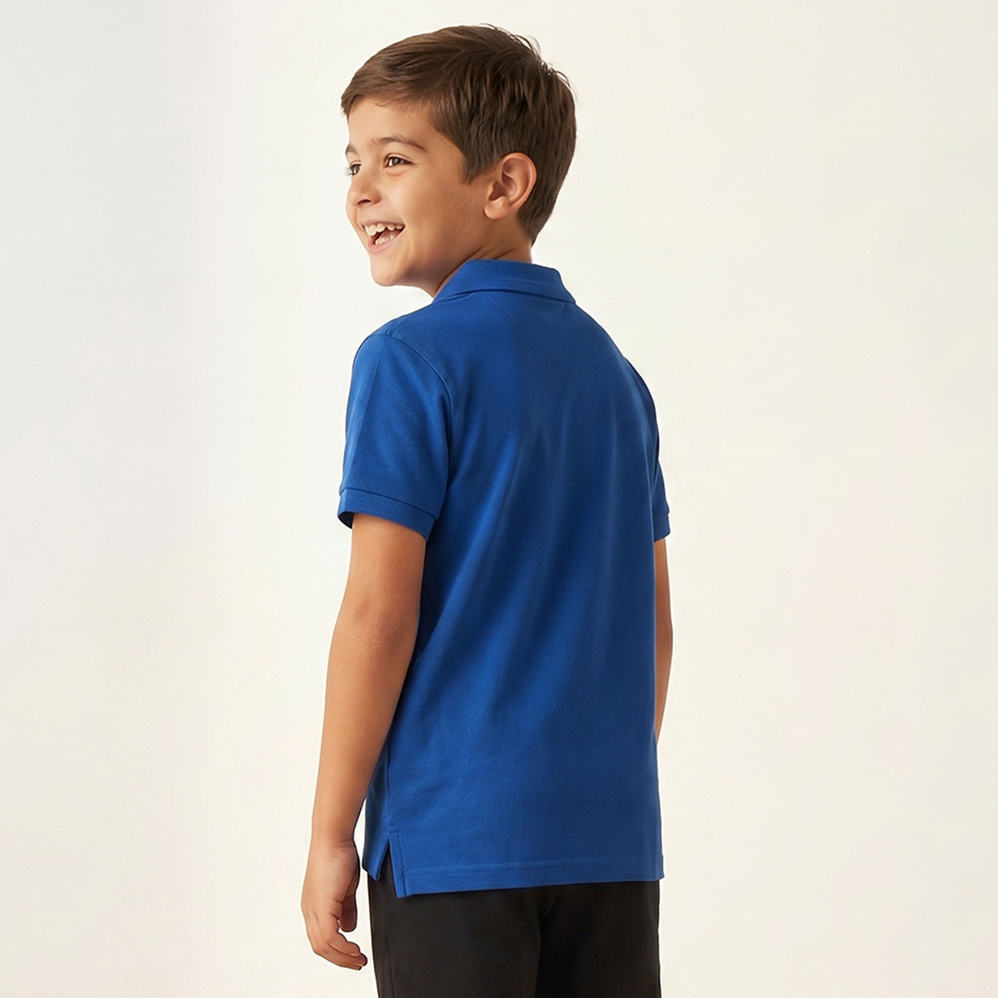 Juniors Solid Short Sleeves Polo T-shirt-boys-clothing-tshirtsandpolos-image-3