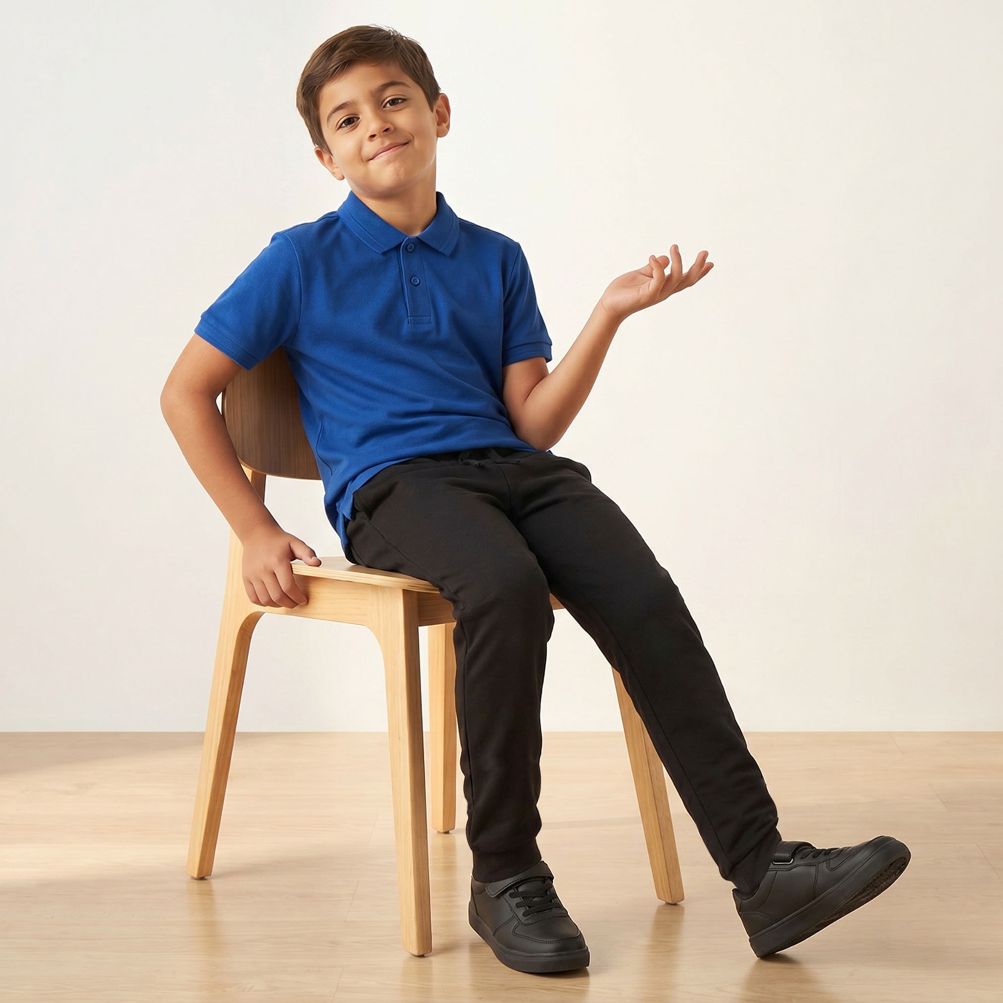 Juniors Solid Short Sleeves Polo T-shirt-boys-clothing-tshirtsandpolos-image-5