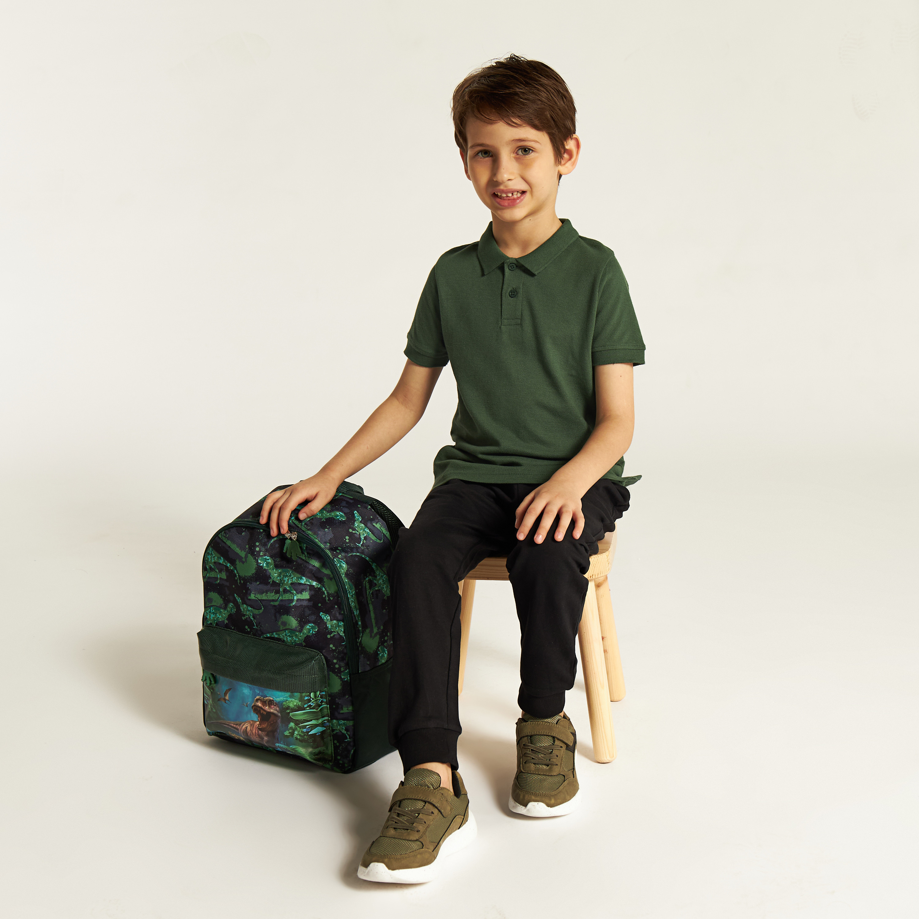 Juniors Solid Short Sleeves Polo T-shirt-boys-clothing-tshirtsandpolos-image-2