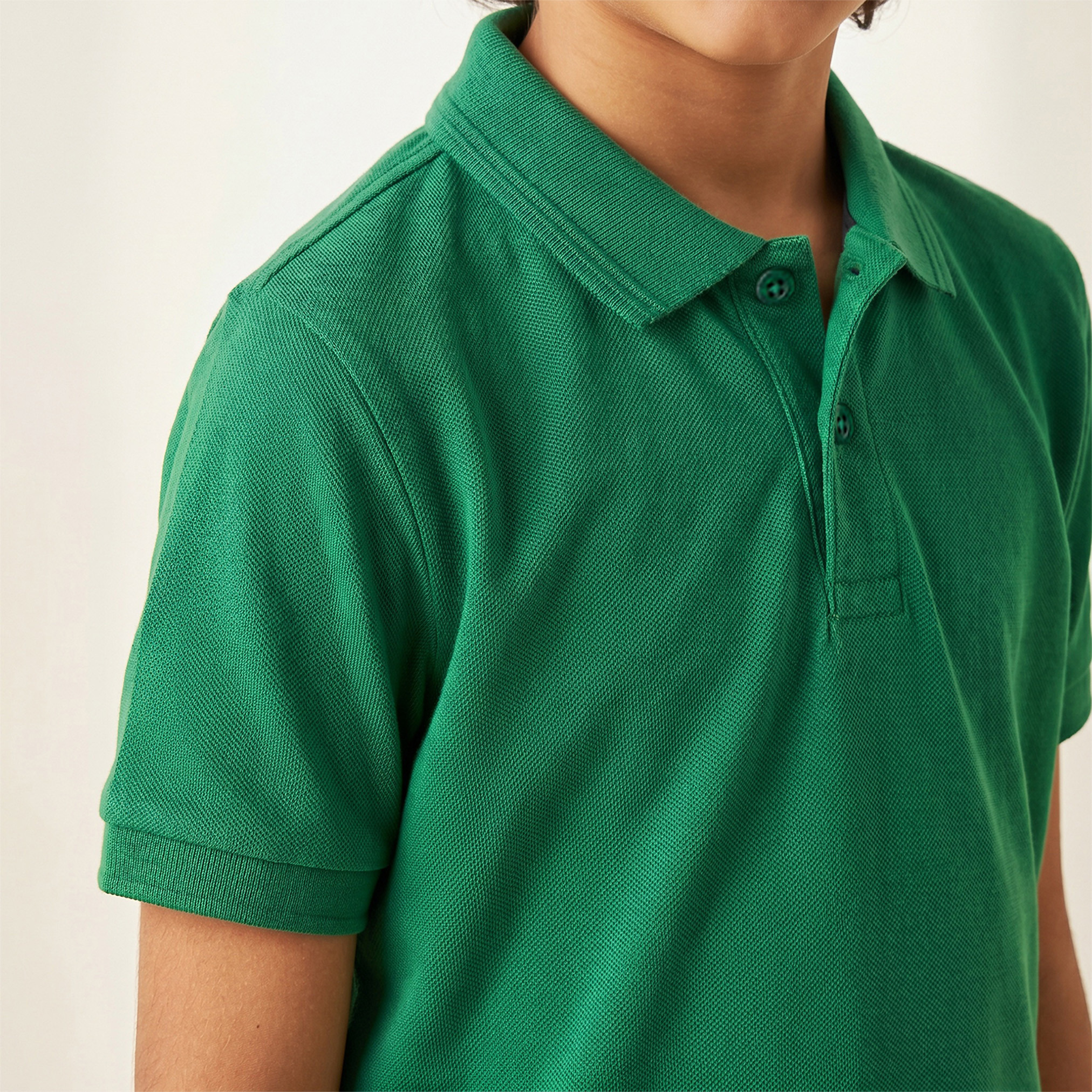 Juniors Solid Short Sleeves Polo T-shirt-boys-clothing-tshirtsandpolos-image-6