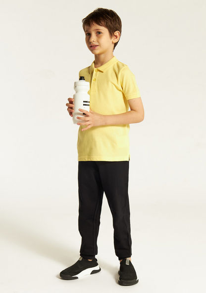 Juniors Solid Short Sleeves Polo T-shirt-T Shirts-image-0