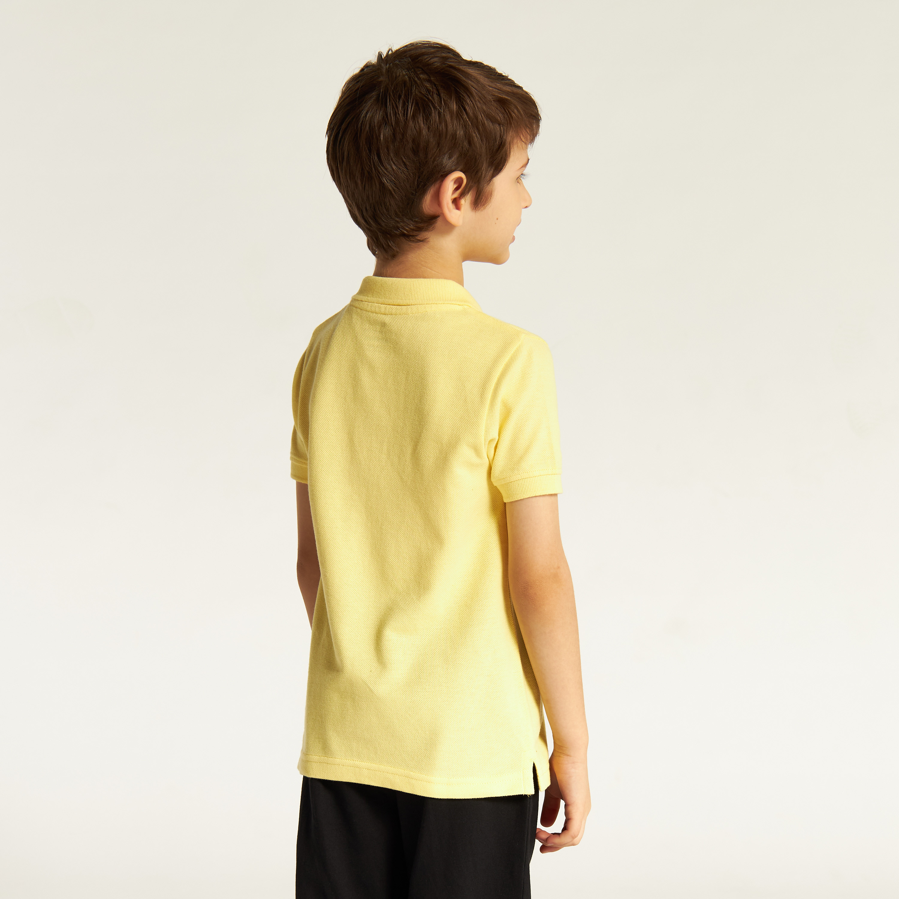 تيشيرت بولو سادة بأكمام قصيرة من جونيورز-boys-clothing-tshirtsandpolos-image-4