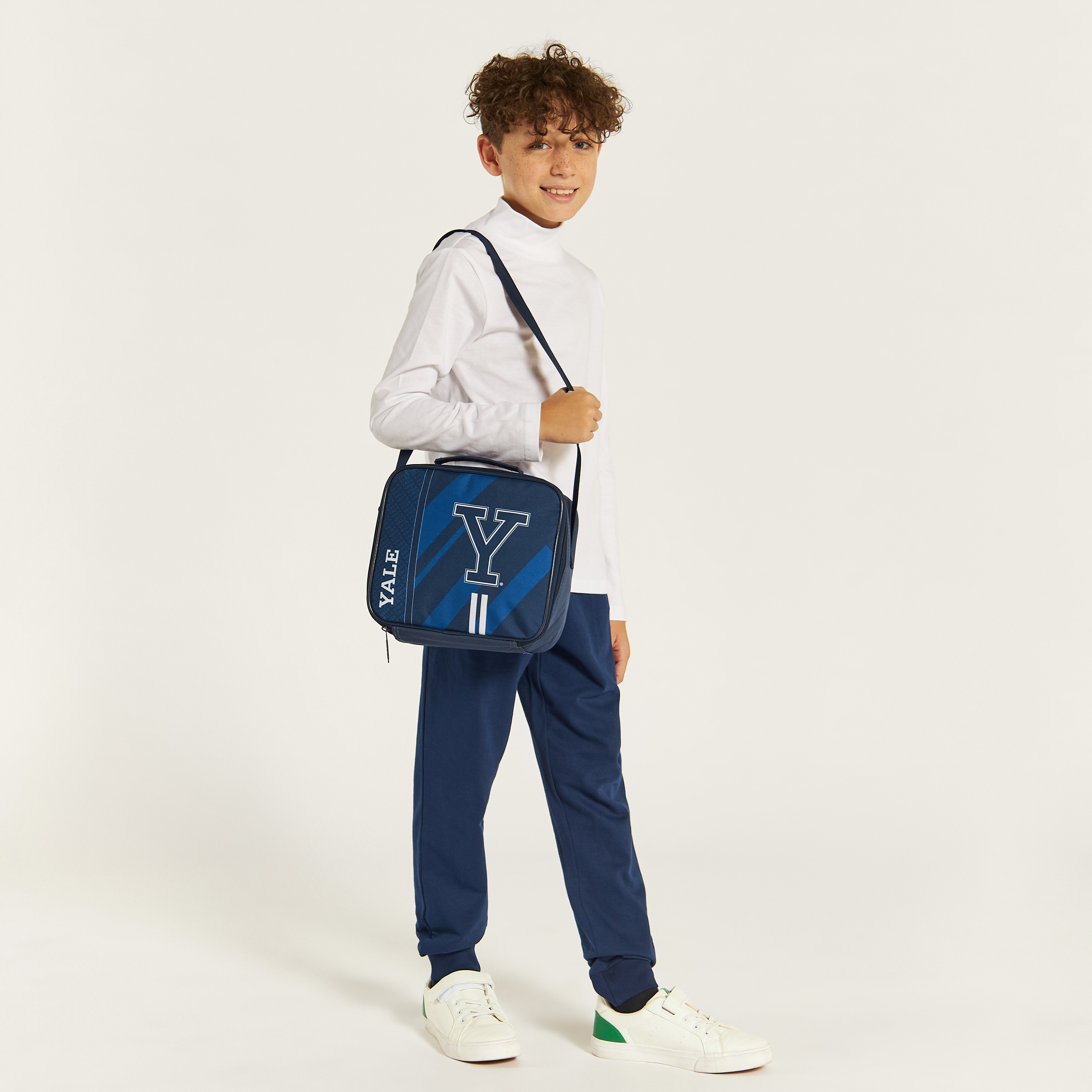 Juniors Solid T-shirt with Long Sleeves and High Neck-boys-clothing-schoolwear-tshirtsandpolos-image-2