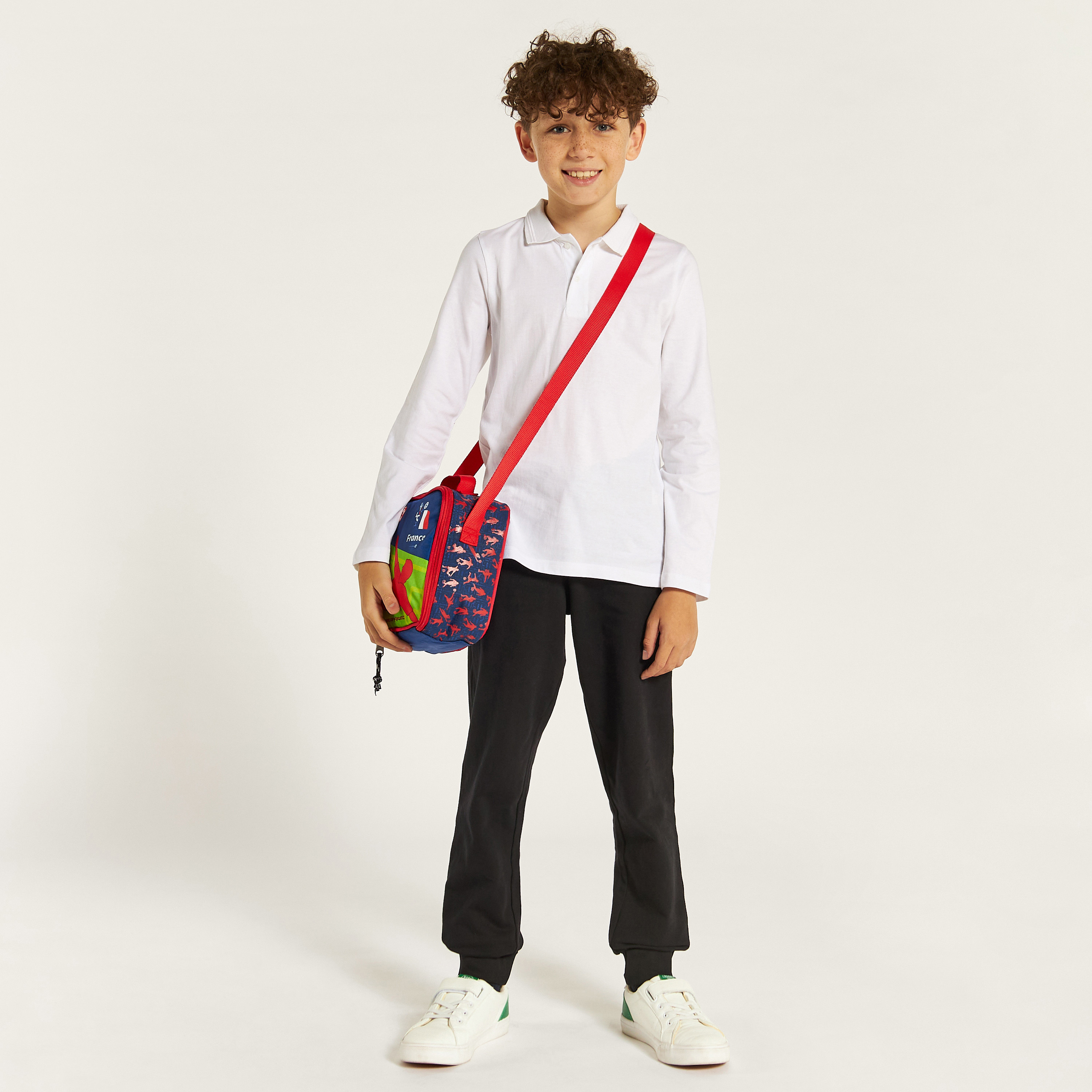 Juniors Solid Polo T-shirt with Long Sleeves-boys-clothing-tshirtsandpolos-image-2