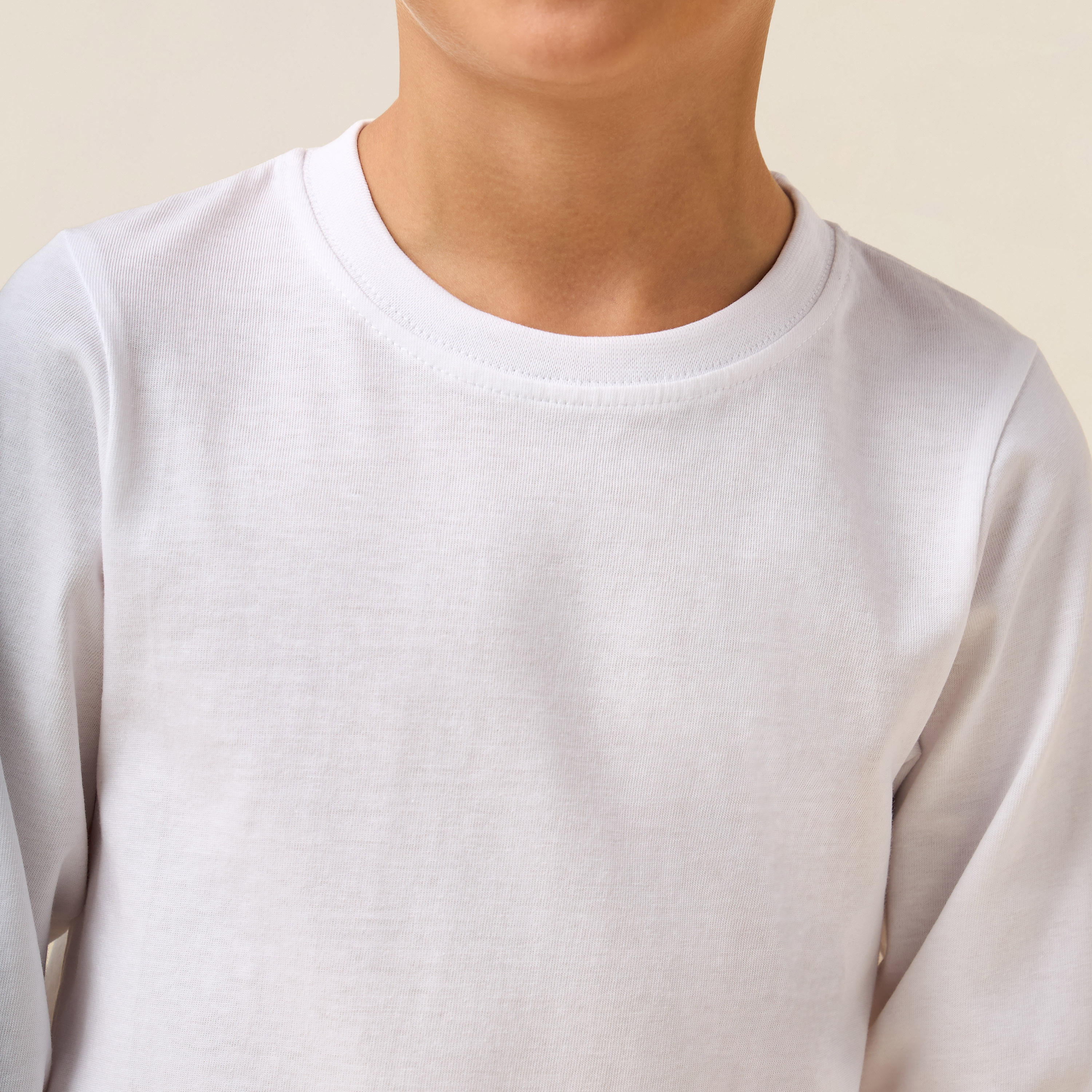 تيشيرت بأكمام طويلة وياقة مستديرة من جونيورز-boys-clothing-tshirtsandpolos-image-4