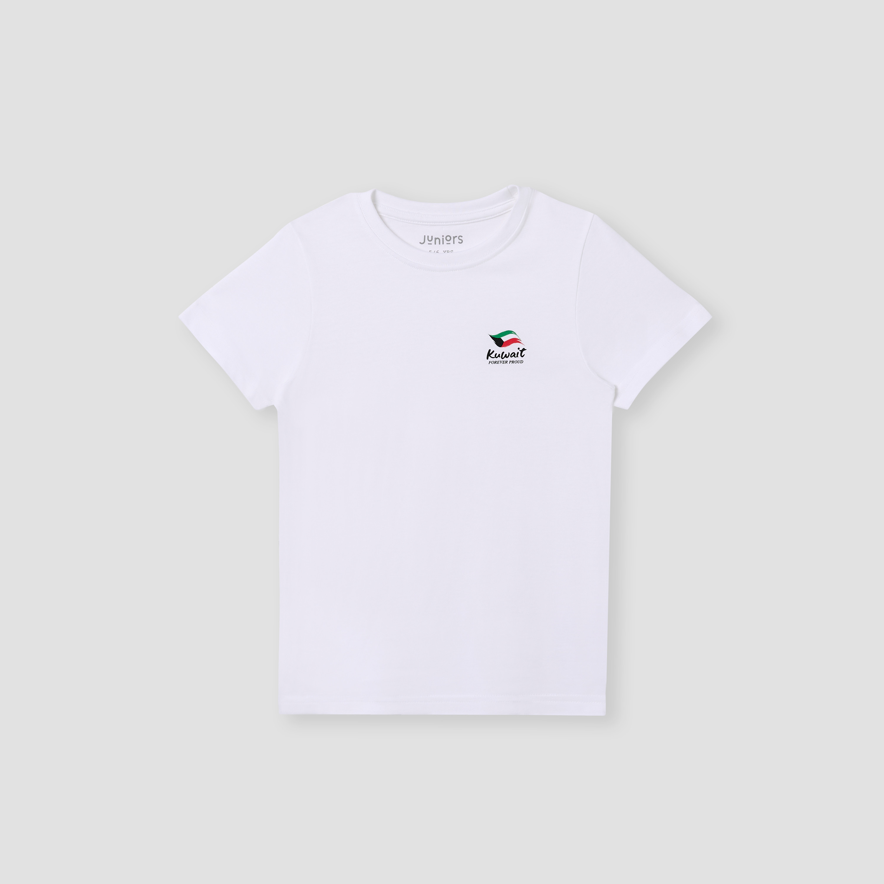 Juniors Kuwait National Day Print T-shirt with Short Sleeves-boys-clothing-tshirtsandpolos-image-5