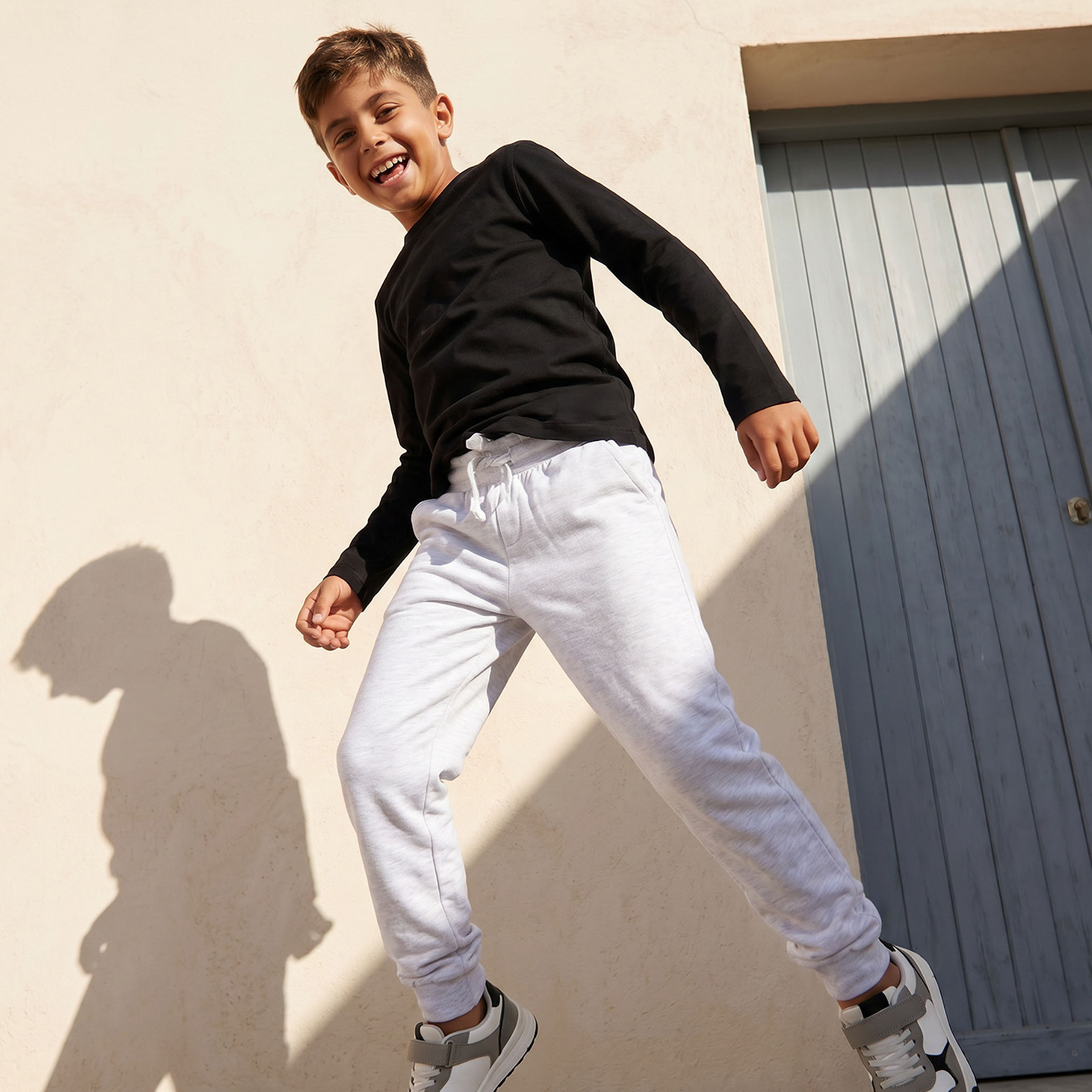 تيشيرت برقبة ضيقة وأكمام طويلة من جونيورز-boys-clothing-tshirtsandpolos-image-6