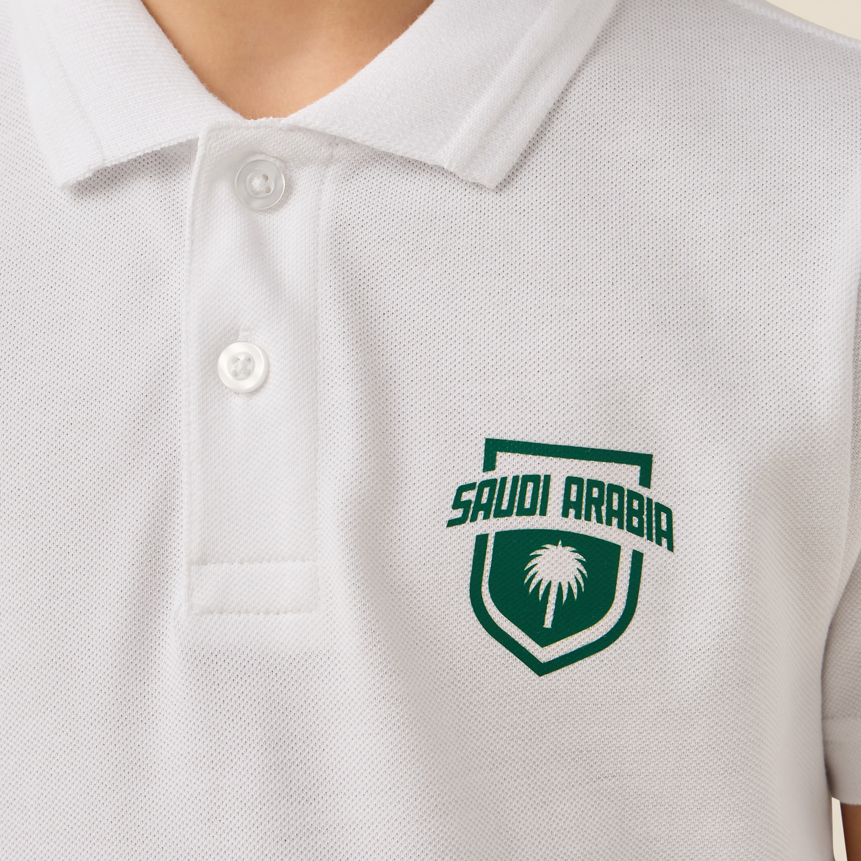 Juniors Collared Short Sleeves Polo T-shirt with KSA National Day Print-boys-clothing-tshirtsandpolos-image-5