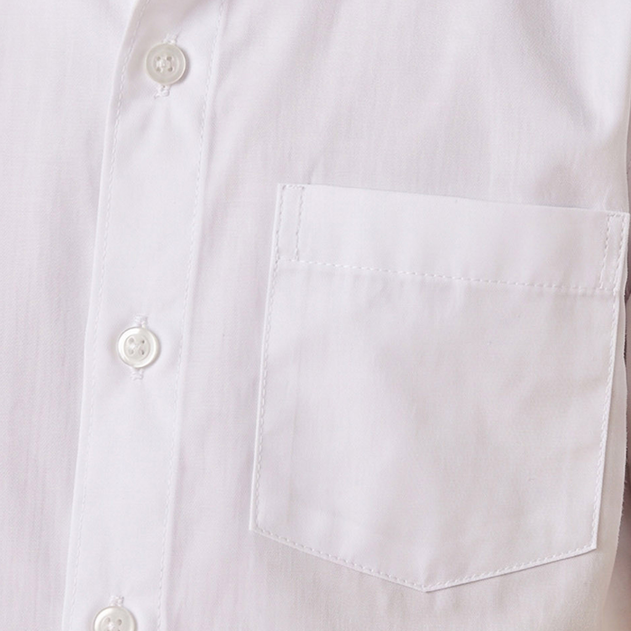 طقم قميص سادة من قطعتين بأكمام قصيرة وجيب من جونيورز-boys-clothing-schoolwear-shirts-image-6