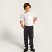 Juniors Solid Shirt with Short Sleeves and Pocket-Tops-thumbnail-3