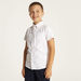Juniors Textured Shirt with Short Sleeves and Pocket-Tops-thumbnail-0