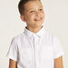 Juniors Textured Shirt with Short Sleeves and Pocket-Tops-thumbnailMobile-2