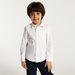 Juniors Solid Shirt with Long Sleeves and Chest Pocket-Tops-thumbnailMobile-1
