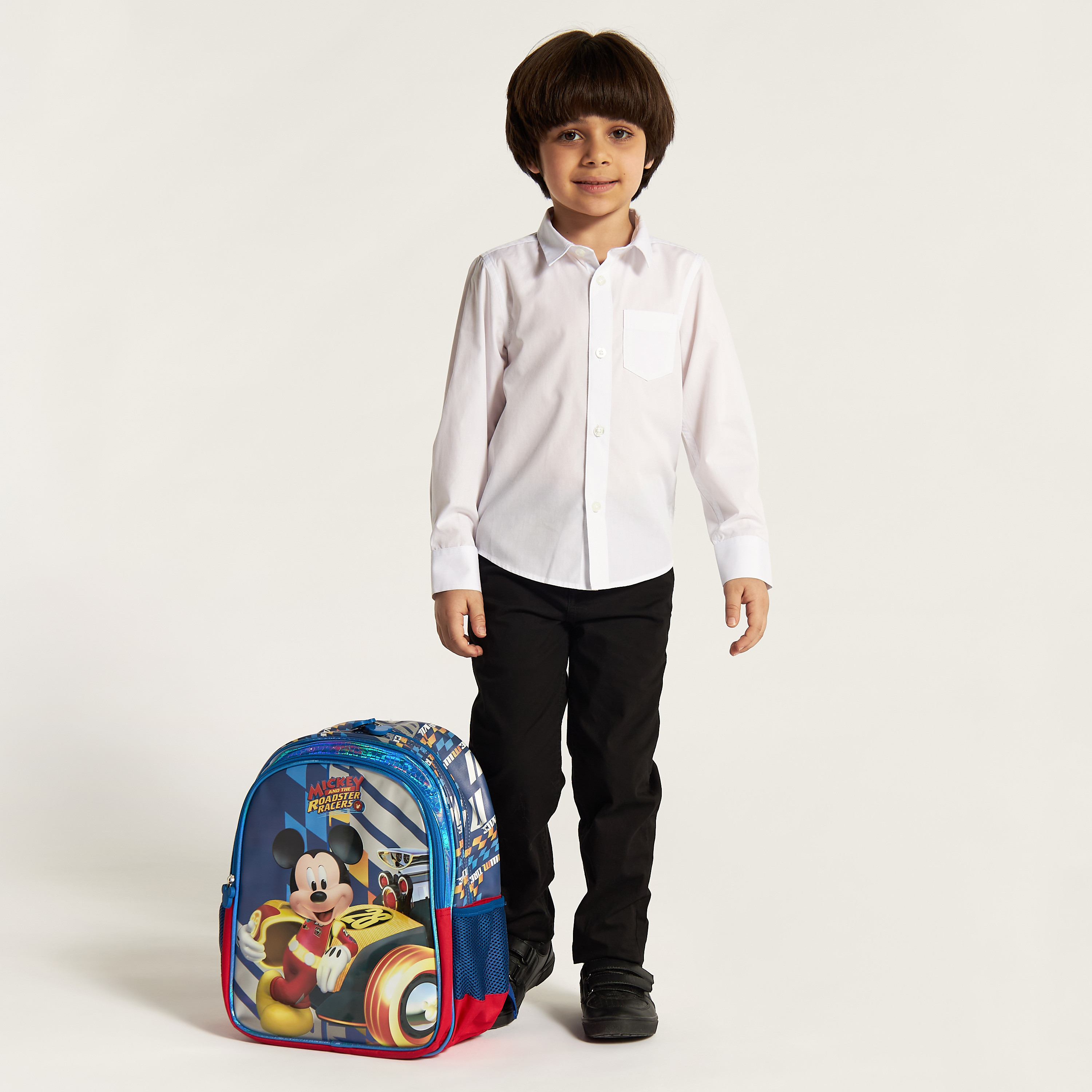 Juniors Solid Shirt with Long Sleeves and Pocket - Set of 2-boys-clothing-schoolwear-shirts-image-2