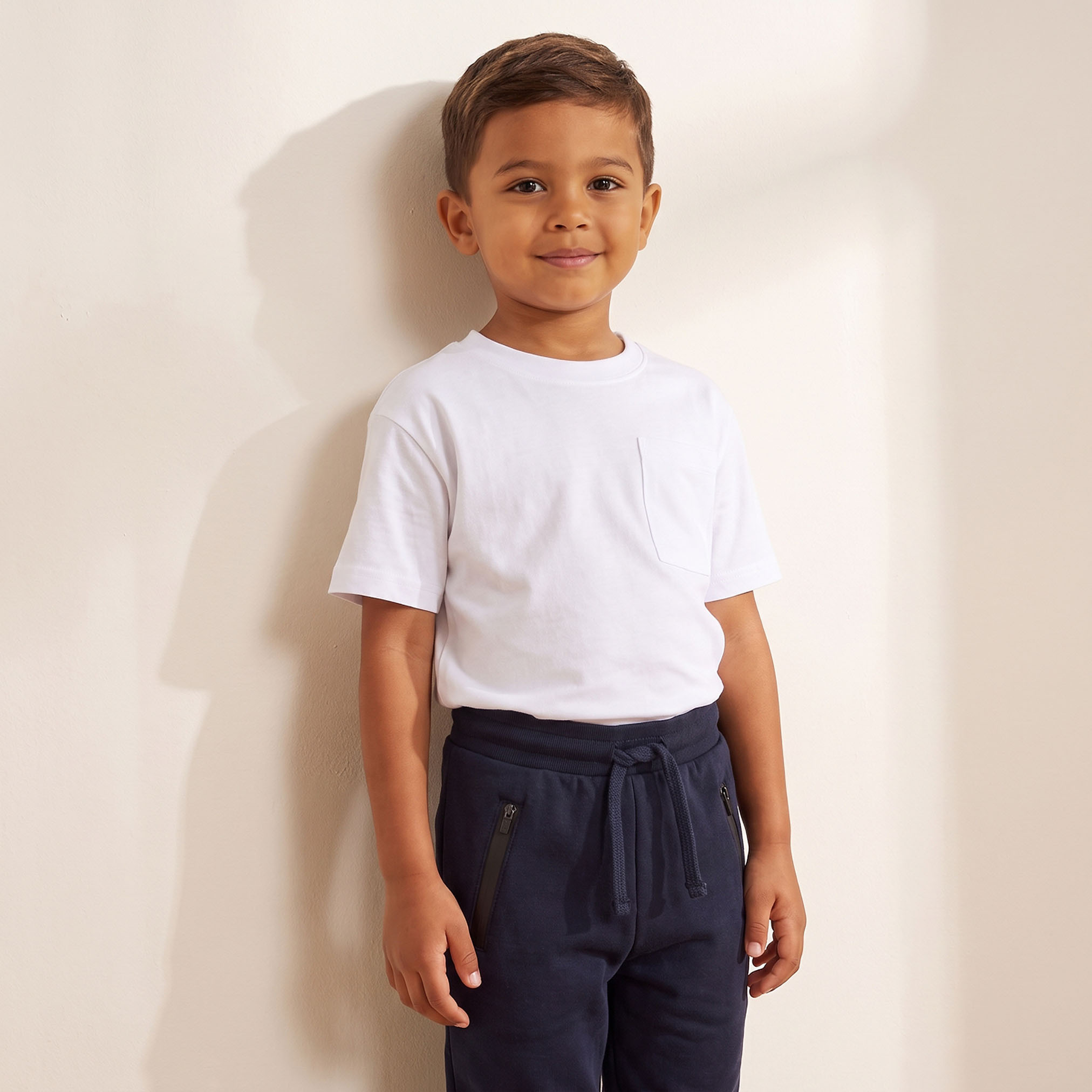 بنطلون رياضي سادة بجيوب ورباط إغلاق من جونيورز-boys-clothing-bottoms-joggersandtrackpants-image-7