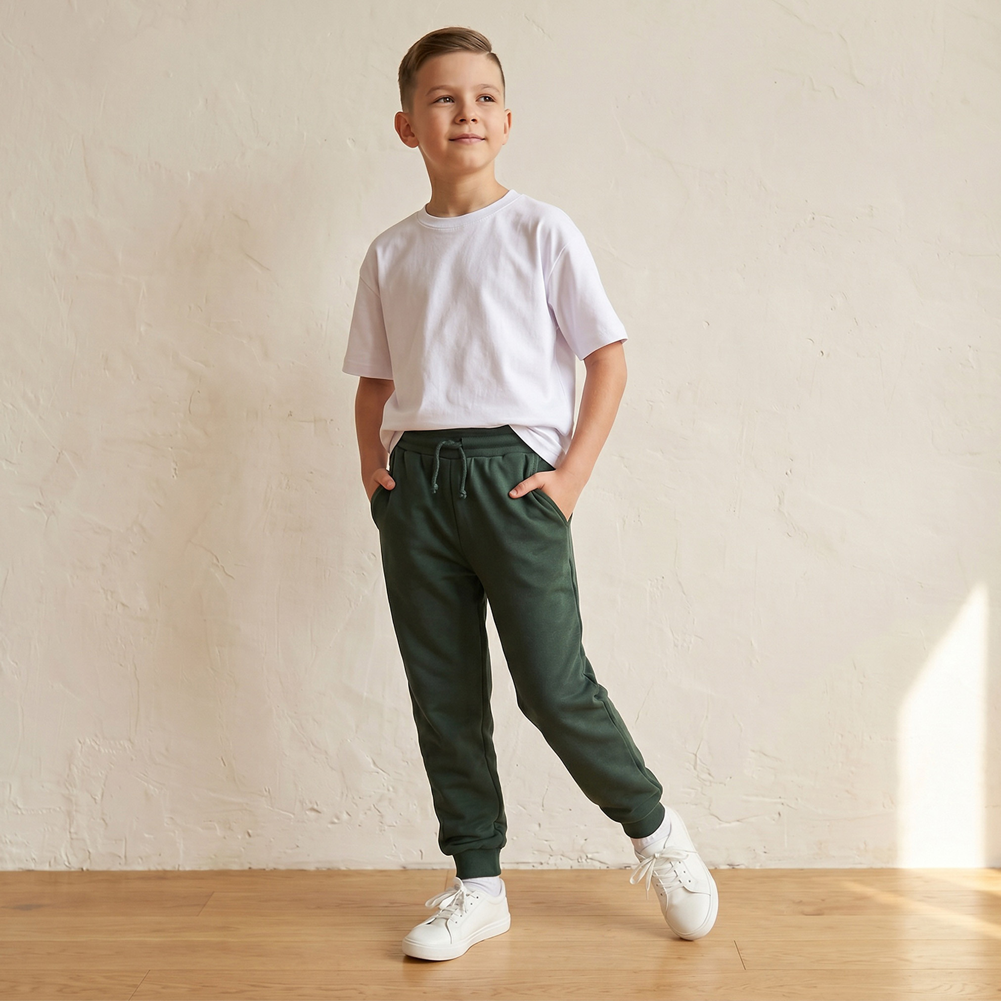 بنطلون رياضي بخصر مطاطي ورباط وجيوب من جونيورز-boys-clothing-bottoms-joggersandtrackpants-image-4