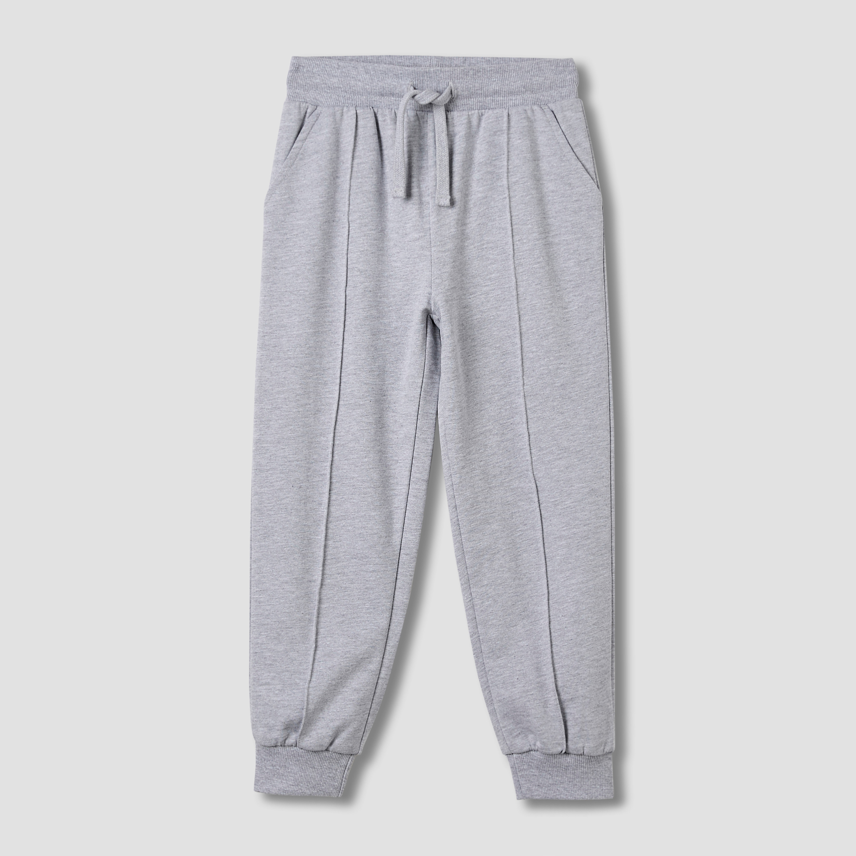 Juniors Solid Joggers with Drawstring Closure and Pockets-boys-clothing-bottoms-joggersandtrackpants-image-5