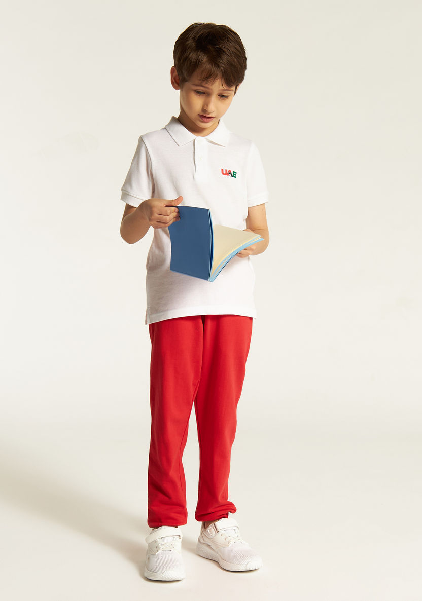 Juniors Solid Joggers with Drawstring Closure and Pockets-Bottoms-image-0