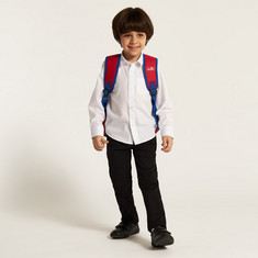 Juniors Solid Trouser with Button Closure and Pockets