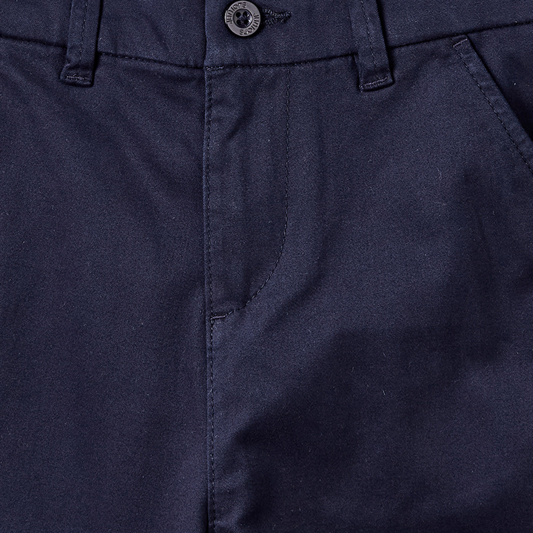 Juniors Solid Trouser with Button Closure and Pockets-boys-clothing-bottoms-trousers-image-5