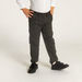 Juniors Solid Trousers with Elasticated Waist and Pockets-Bottoms-thumbnail-1