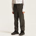 Juniors Solid Trouser with Button Closure and Pockets-Bottoms-thumbnail-1